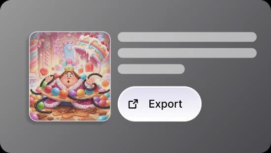 3. Export insights and generations into deliverables